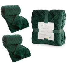 Zielone Narzuty na kanape i fotele Jodełka Zielone Narzuty na kanape i fotele Jodełka