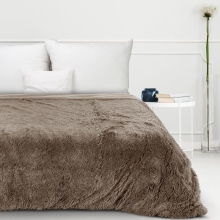 Ciemno Beżowe Narzuty na kanape i fotele Włochacz Ciemno Beżowe Narzuty na kanape i fotele Włochacz