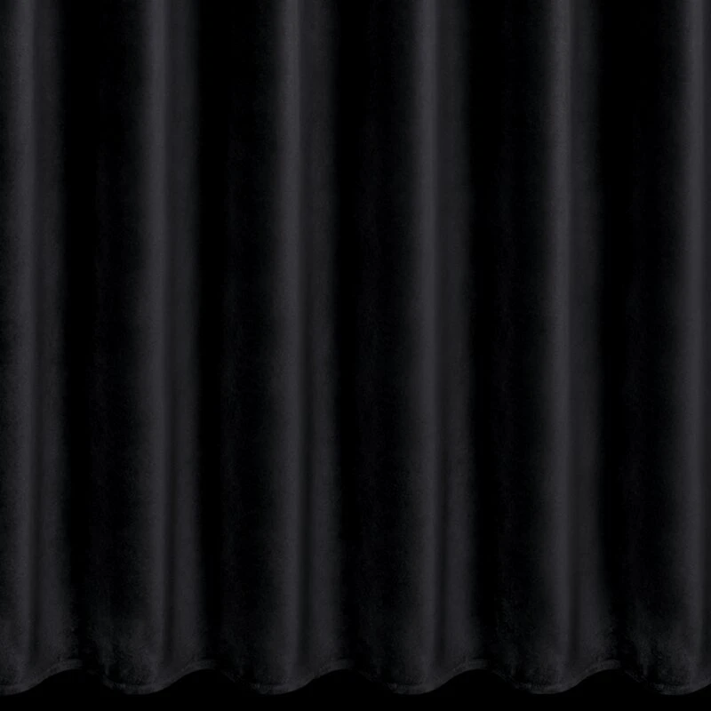 ZASŁONA GOTOWA MELANIE 140 X 270 CM CZARNA