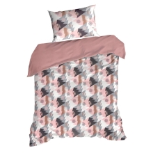 KOMPLET POŚCIELI ŚWIATECZNEJ AURA 160 X 200 CM RÓŻOWY KOMPLET POŚCIELI ŚWIATECZNEJ AURA 160 X 200 CM RÓŻOWY