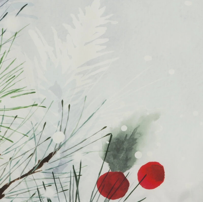 KOMPLET POŚCIELI ŚWIATECZNEJ ROBIN 160 X 200 CM JASNOSZARY