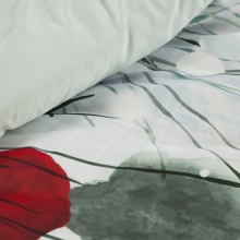 KOMPLET POŚCIELI ŚWIATECZNEJ ROBIN 220 X 200 CM JASNOSZARY