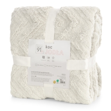 Kremowe, Ecry Narzuty na kanape i fotele Jodełka Kremowe, Ecry Narzuty na kanape i fotele Jodełka