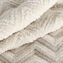 Jasno Beżowe Narzuty na kanape i fotele Jodełka Jasno Beżowe Narzuty na kanape i fotele Jodełka