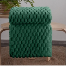 Ciemno Zielone Narzuty na Kanape i fotele 170x210 + 2 x 70x160 Cindy